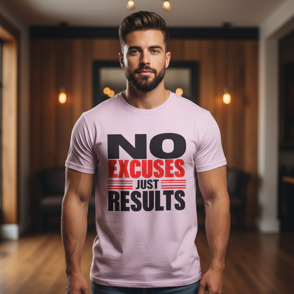 No Excuses Just Results T-Shirt