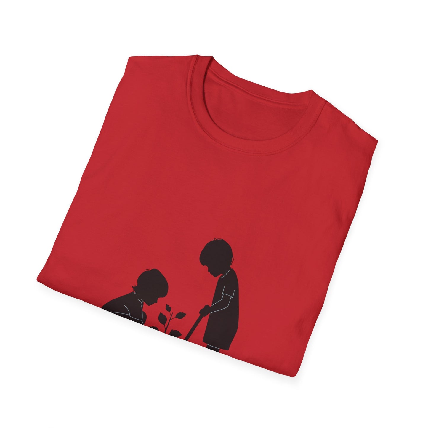 Planting Seeds T-Shirt — Kids Gardening Silhouette Tee