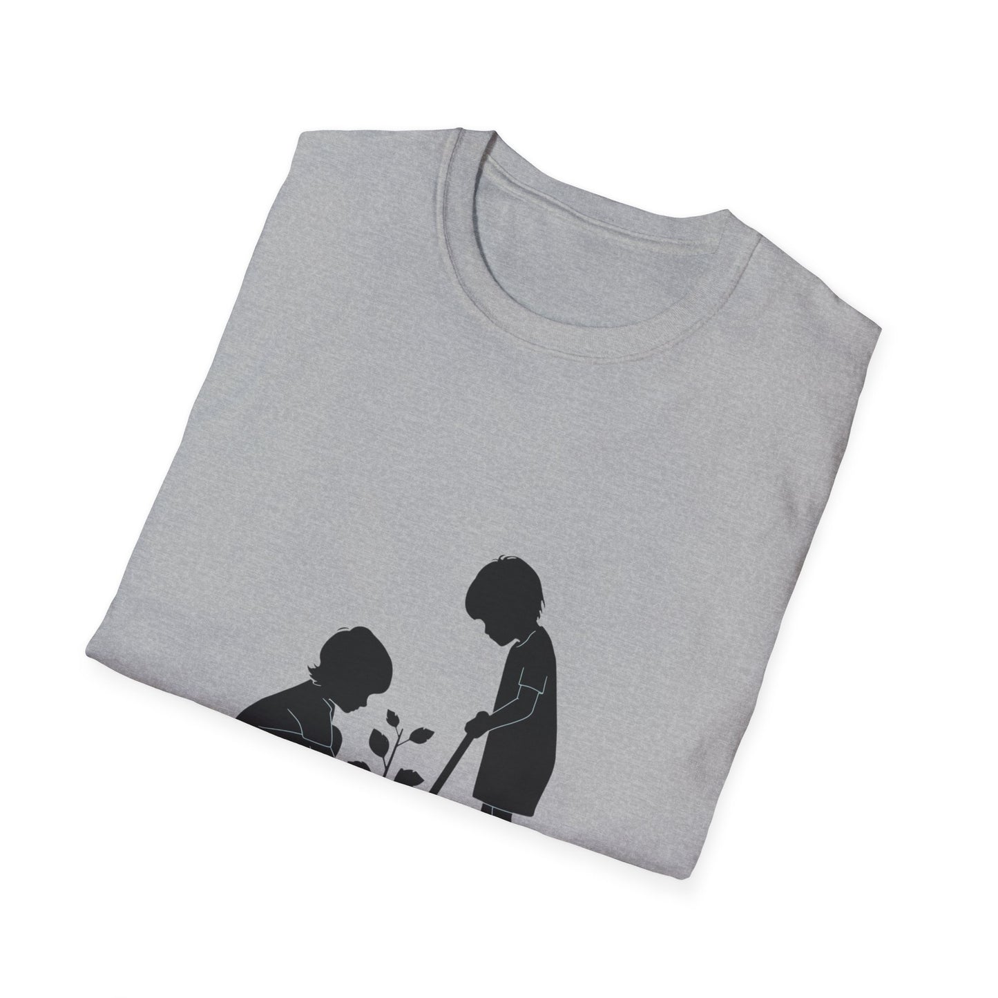 Planting Seeds T-Shirt — Kids Gardening Silhouette Tee