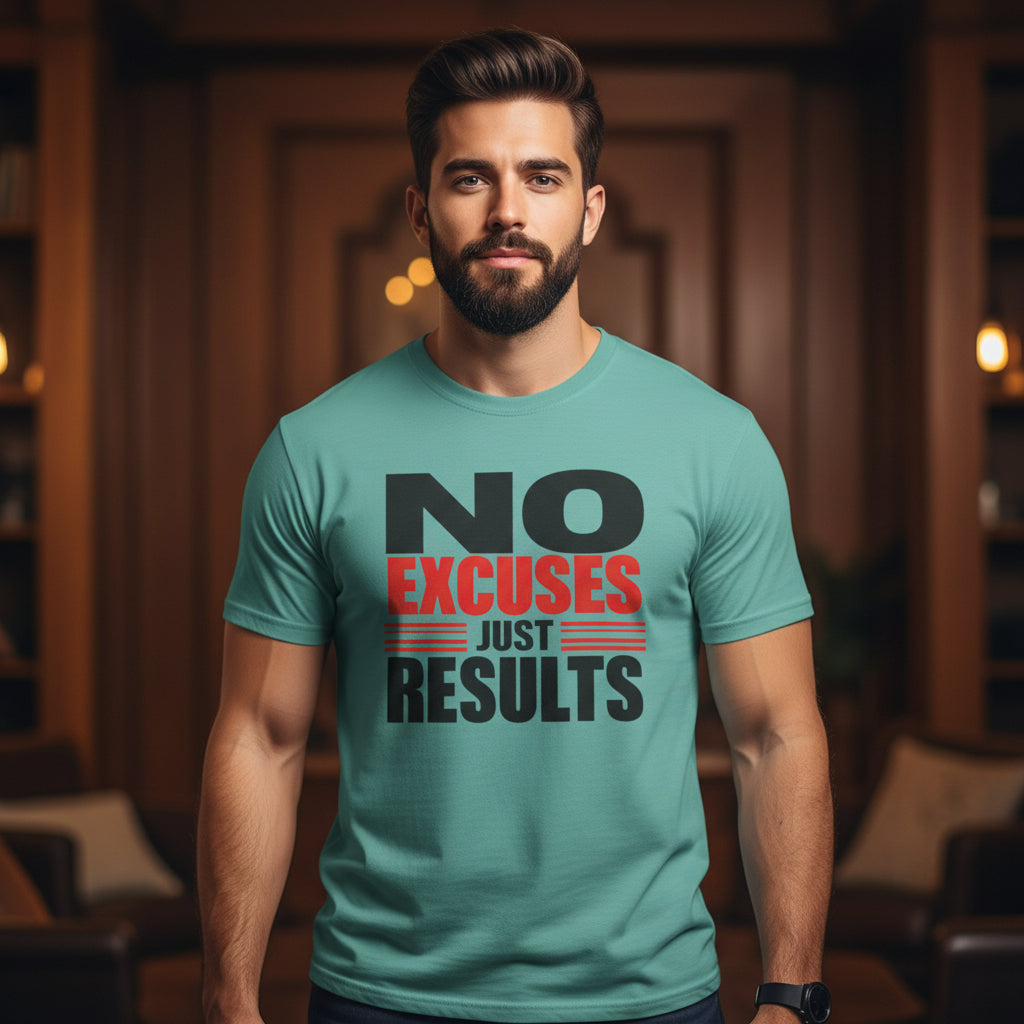 No Excuses Just Results T-Shirt