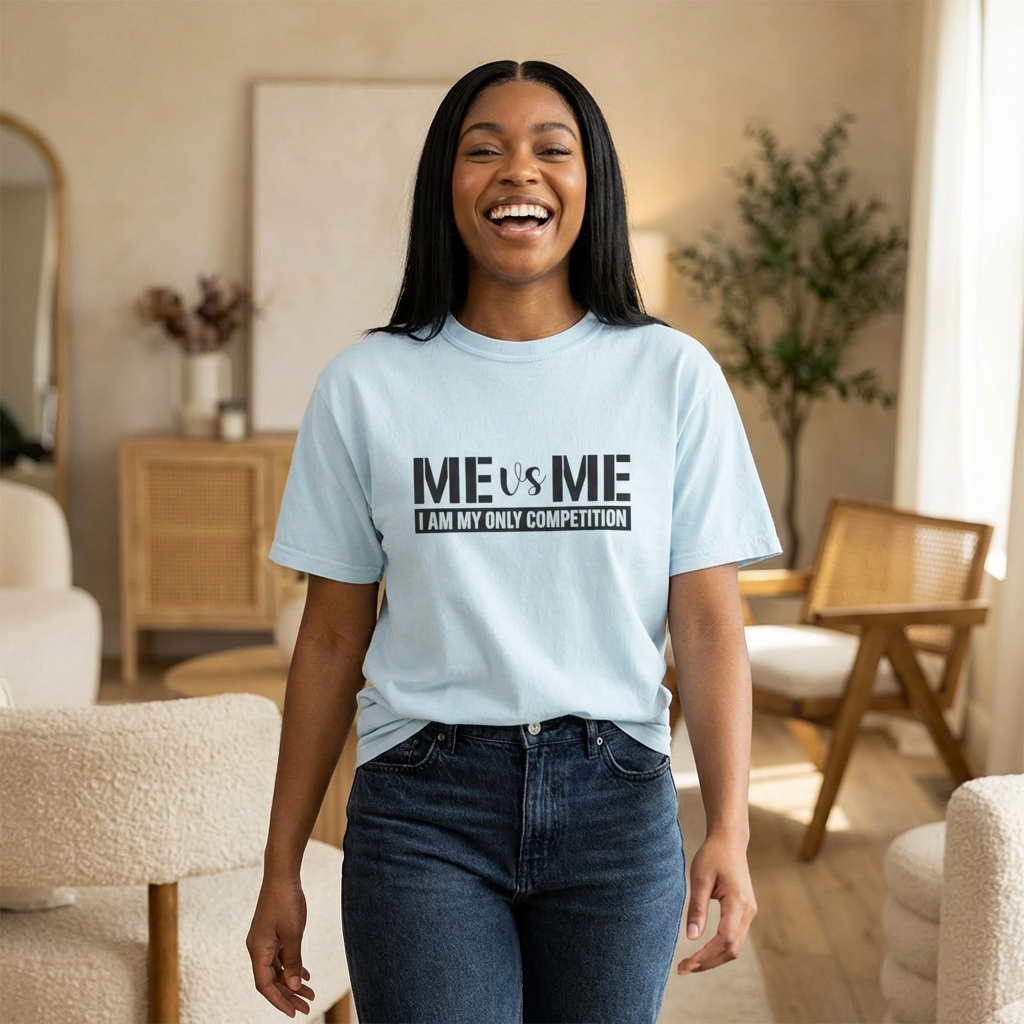 Me vs Me T-Shirt — "I Am My Only Competition" Motivational Tee