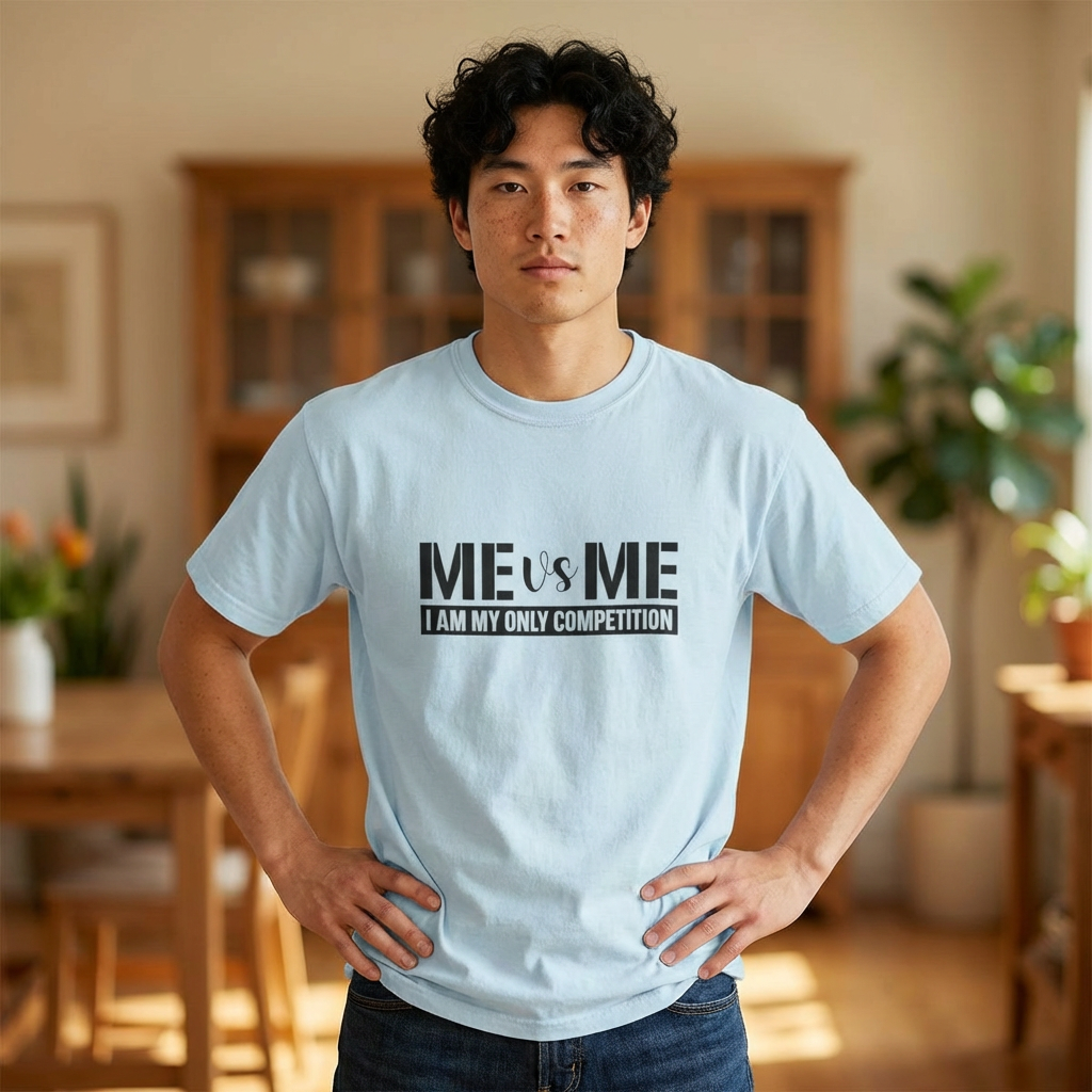 Me vs Me T-Shirt — "I Am My Only Competition" Motivational Tee