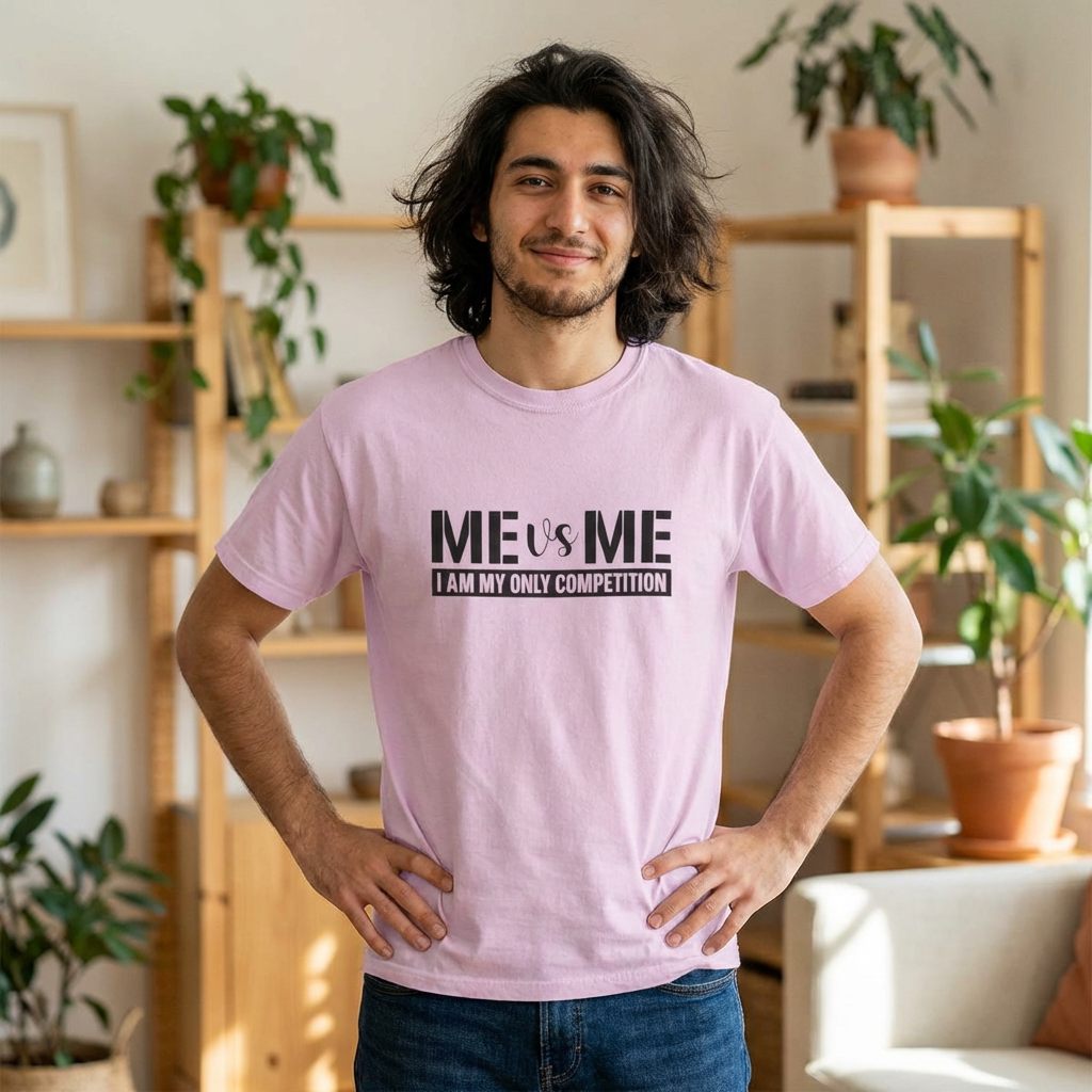 Me vs Me T-Shirt — "I Am My Only Competition" Motivational Tee