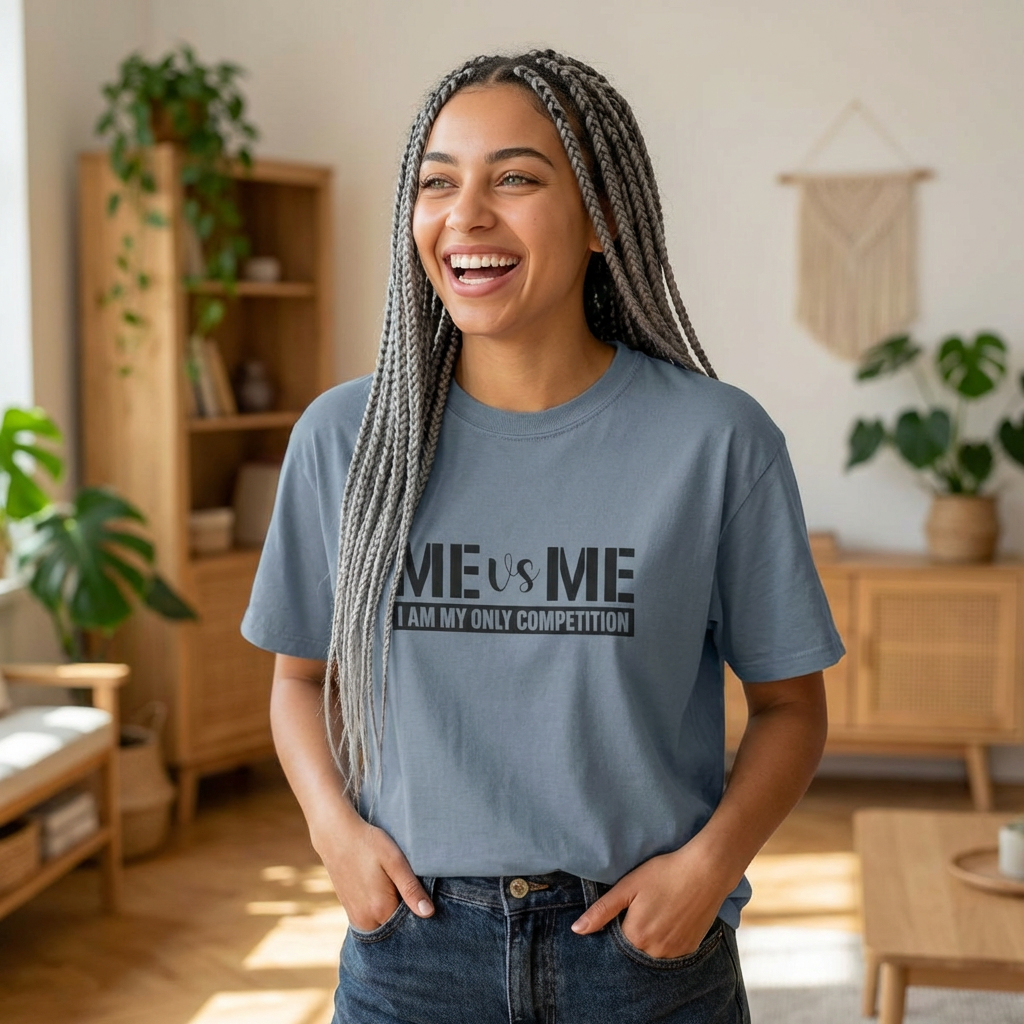 Me vs Me T-Shirt — "I Am My Only Competition" Motivational Tee