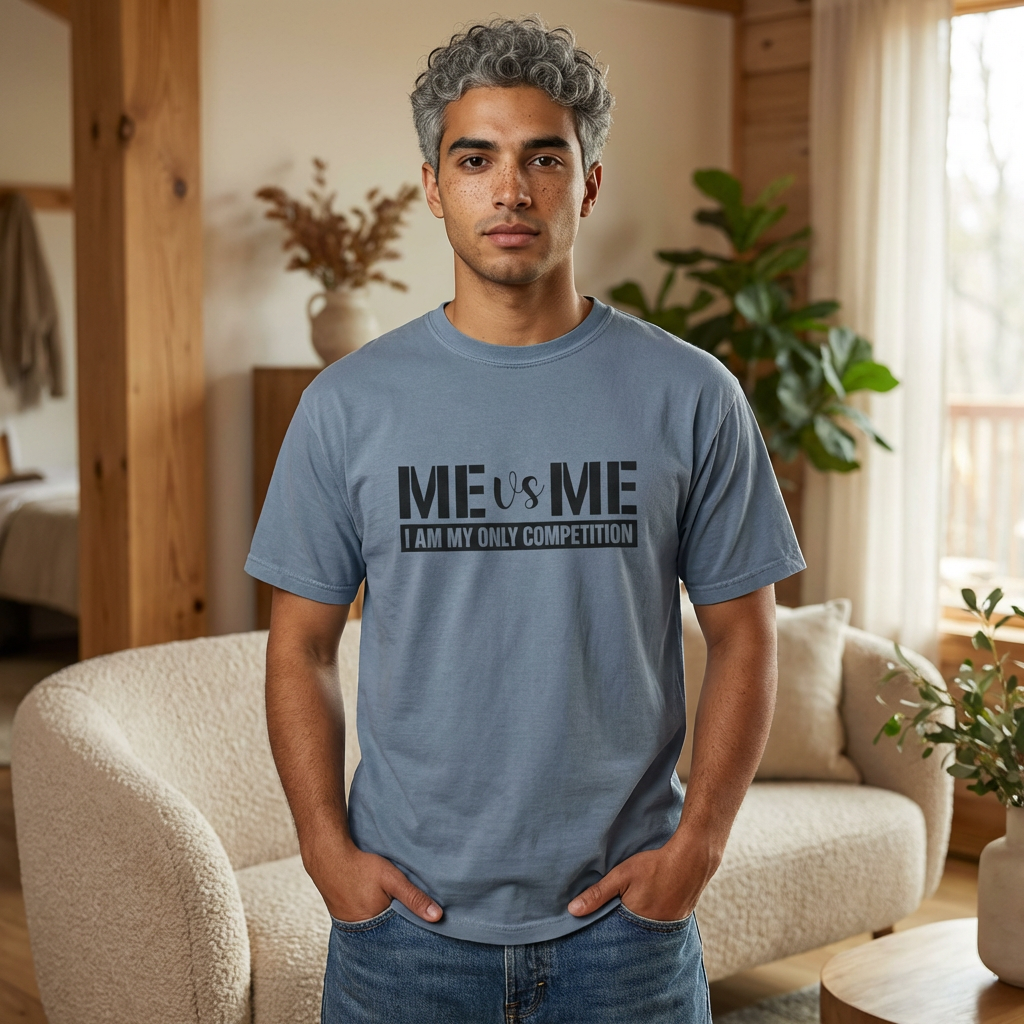 Me vs Me T-Shirt — "I Am My Only Competition" Motivational Tee