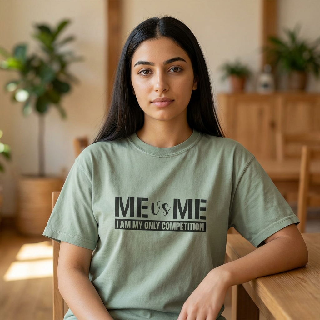Me vs Me T-Shirt — "I Am My Only Competition" Motivational Tee