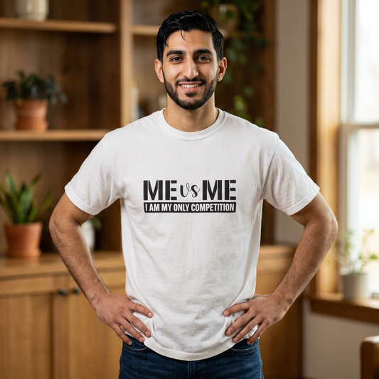 Me vs Me T-Shirt — "I Am My Only Competition" Motivational Tee