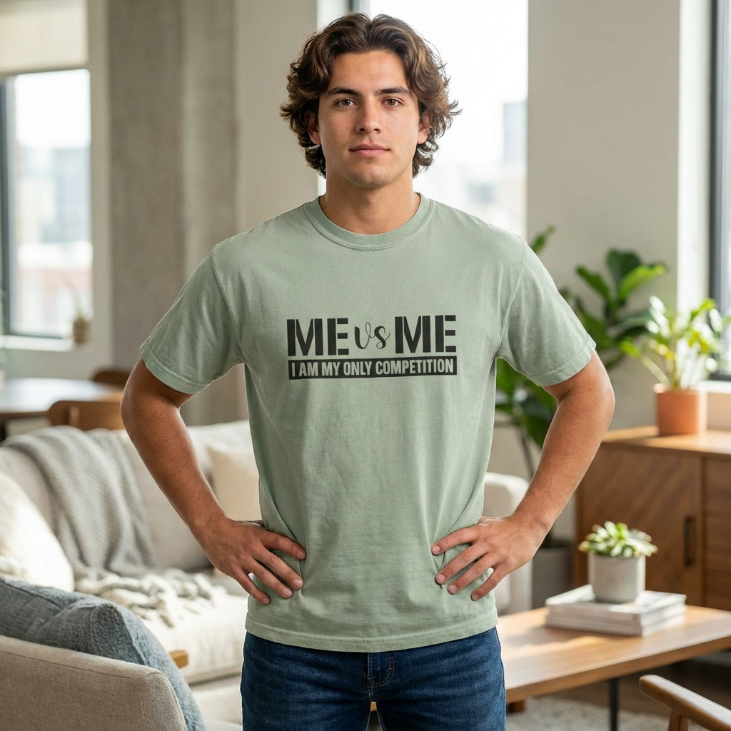 Me vs Me T-Shirt — "I Am My Only Competition" Motivational Tee