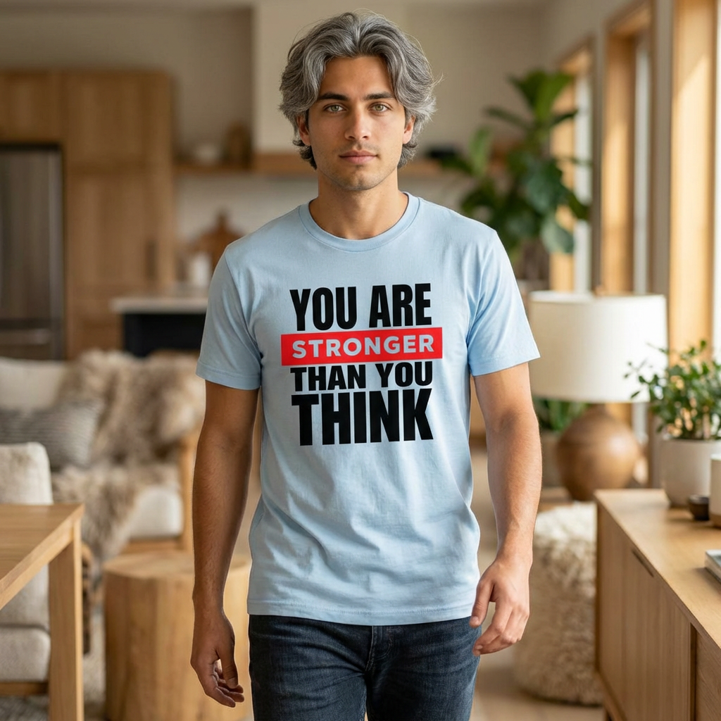 You Are Stronger Than You Think T‑Shirt — Motivational Inspirational Tee