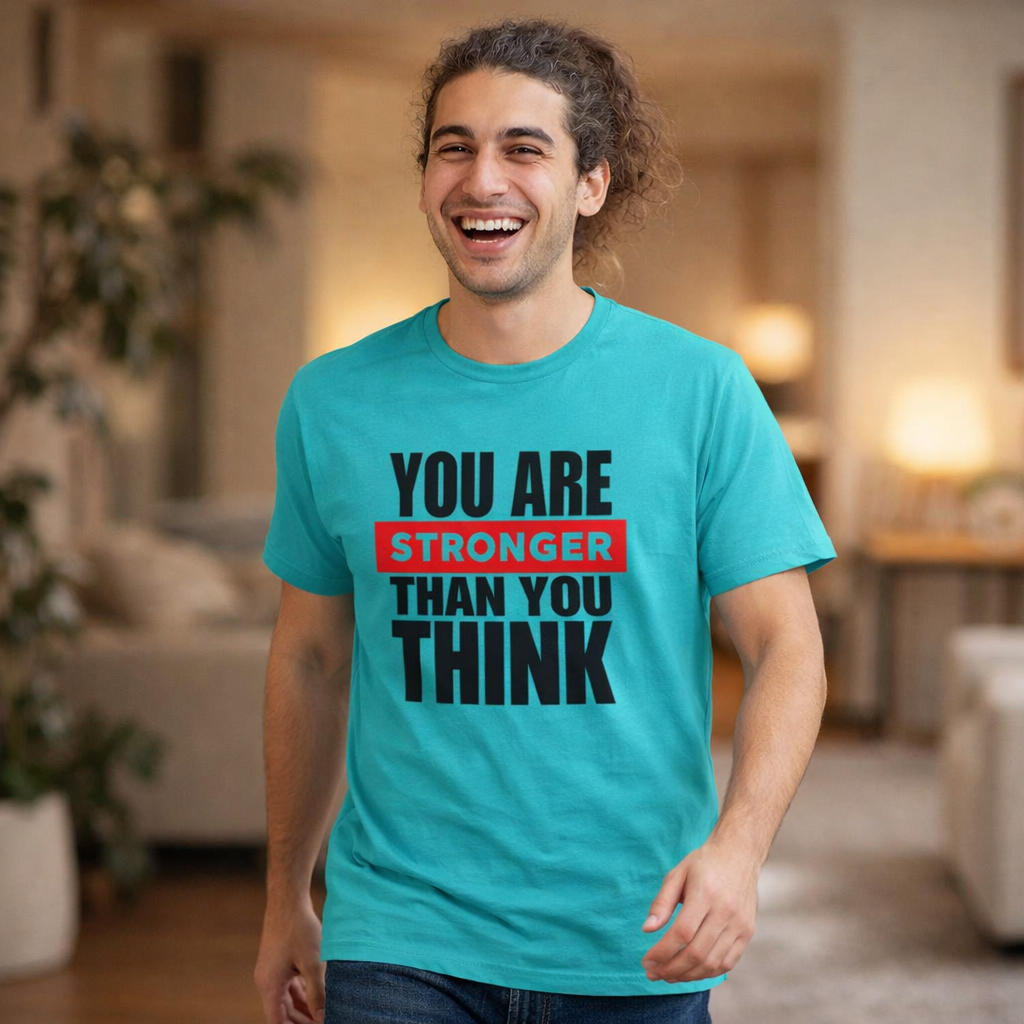 You Are Stronger Than You Think T‑Shirt — Motivational Inspirational Tee