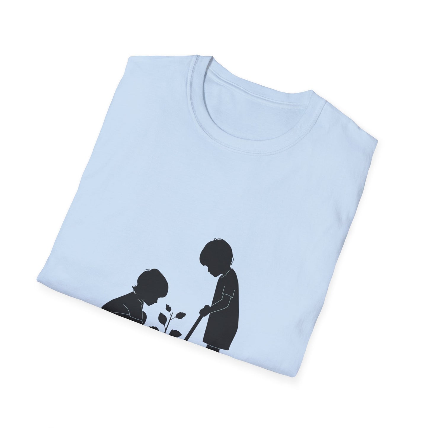 Planting Seeds T-Shirt — Kids Gardening Silhouette Tee