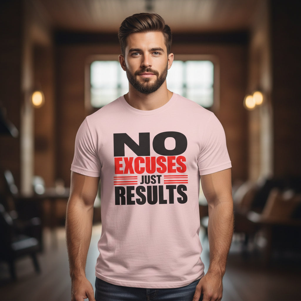No Excuses Just Results T-Shirt