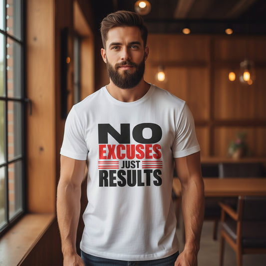 No Excuses Just Results T-Shirt
