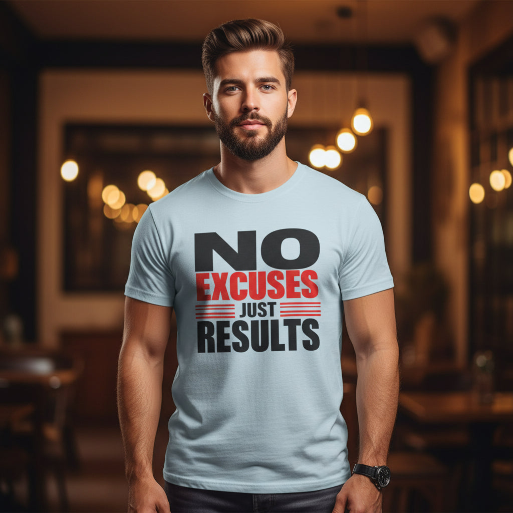 No Excuses Just Results T-Shirt