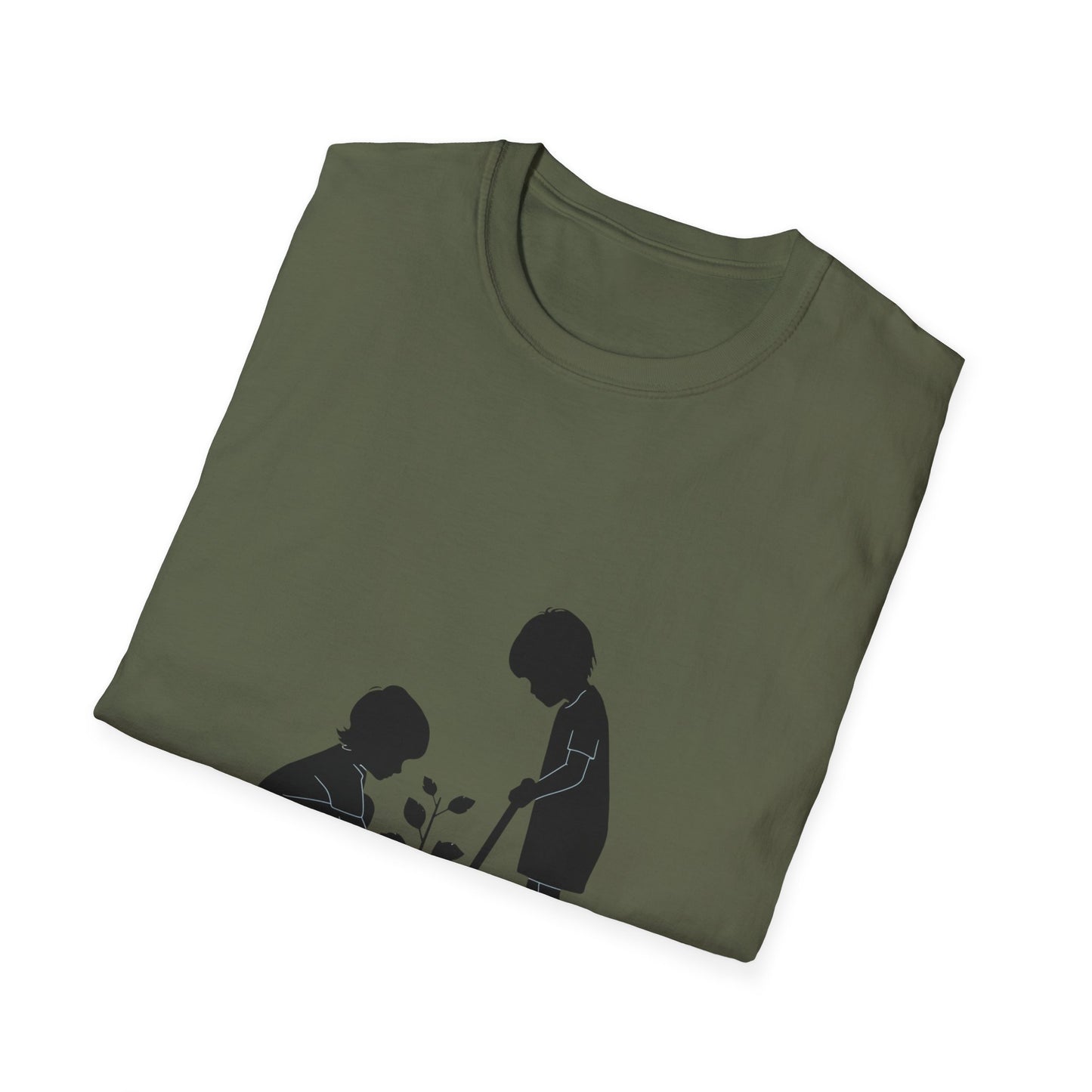 Planting Seeds T-Shirt — Kids Gardening Silhouette Tee
