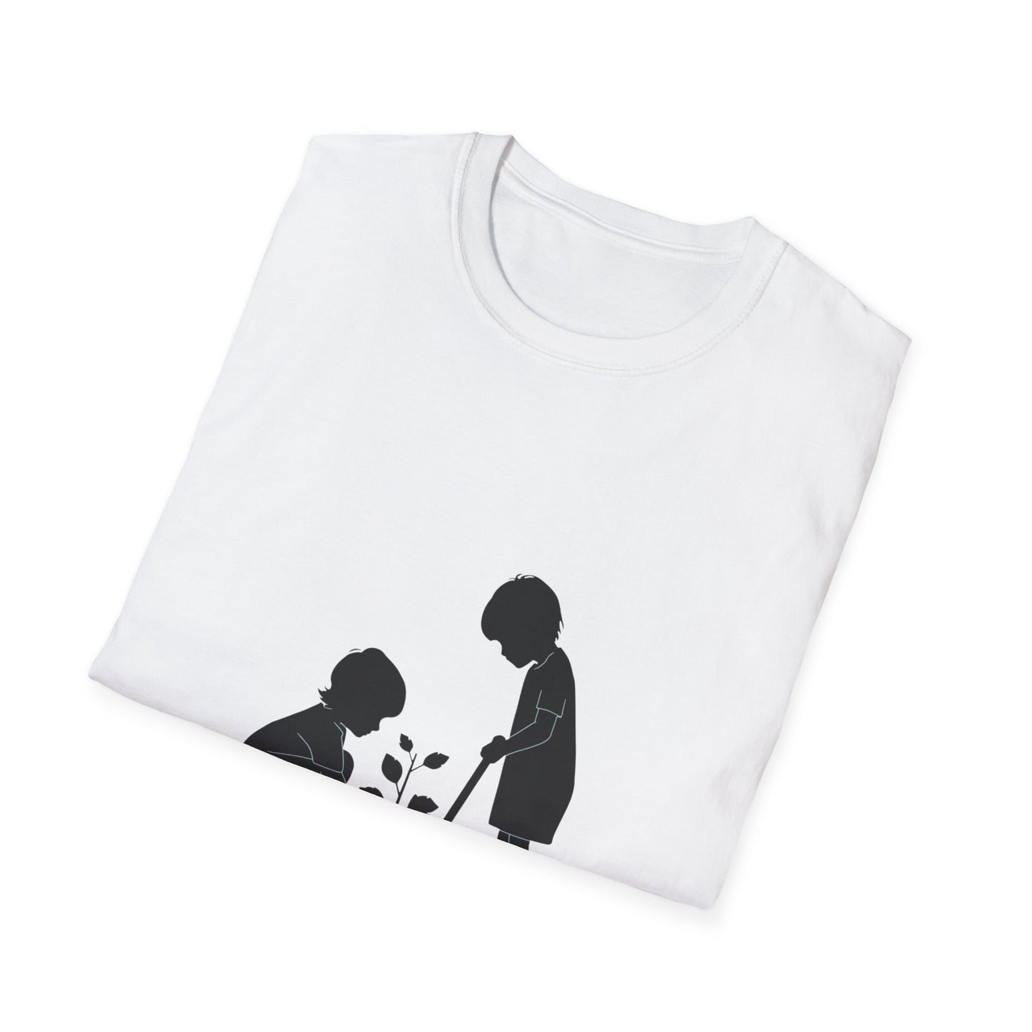Planting Seeds T-Shirt — Kids Gardening Silhouette Tee
