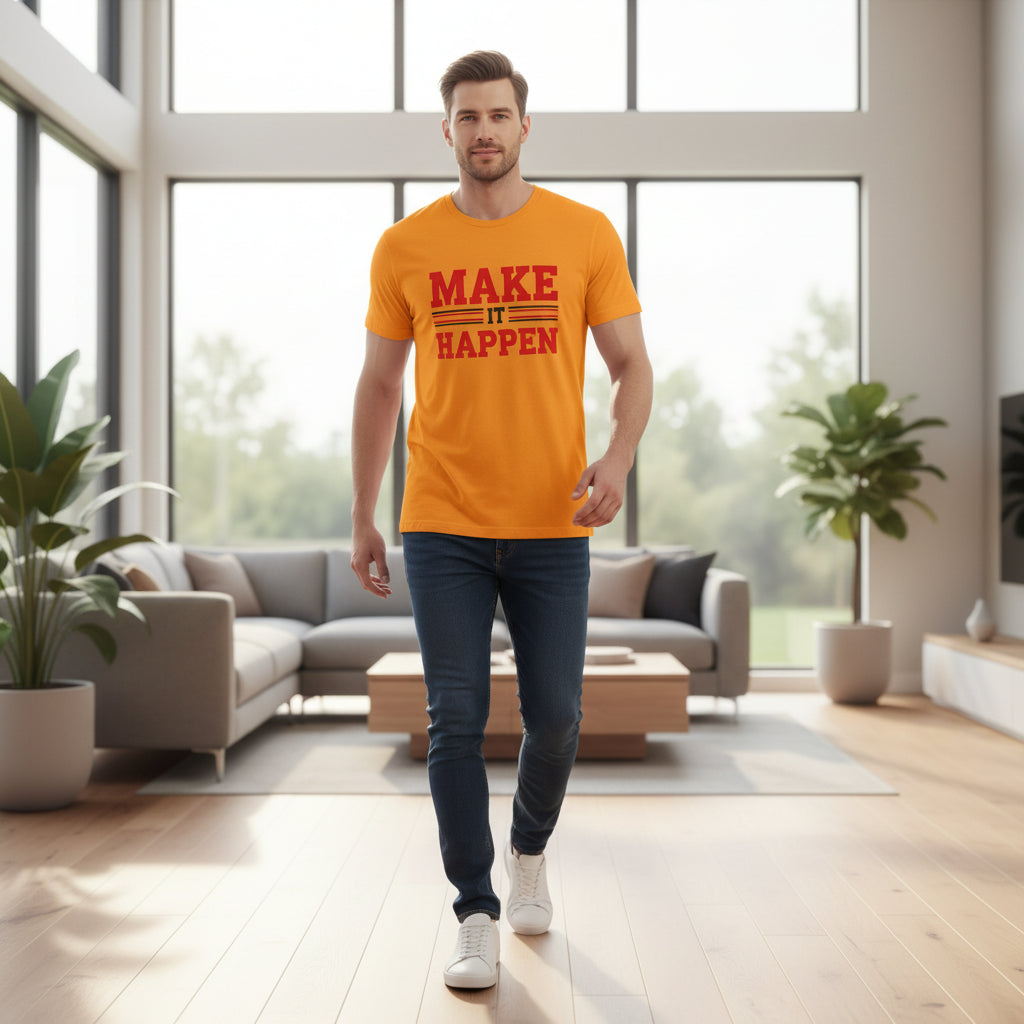 Make It Happen T-Shirt — Motivational Graphic Tee